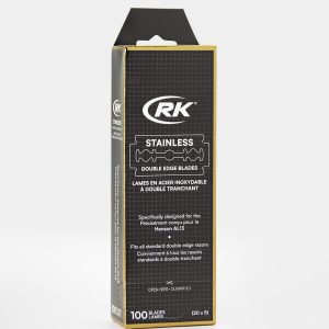 RK Shaving Stainless DE Razor Blades 100pk
