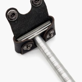 black leather razor head cover product image