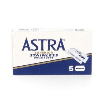 Astra Superior Double Edge Stainless Steel Razor Blades (5 pack)