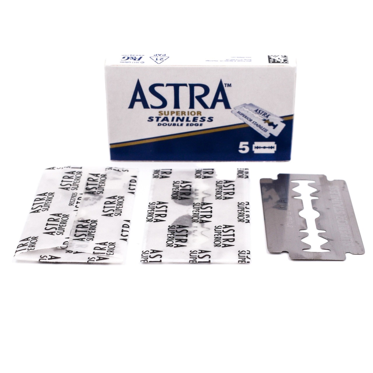 Astra Superior Double Edge Stainless Steel Razor Blades (5 pack) - Image 2