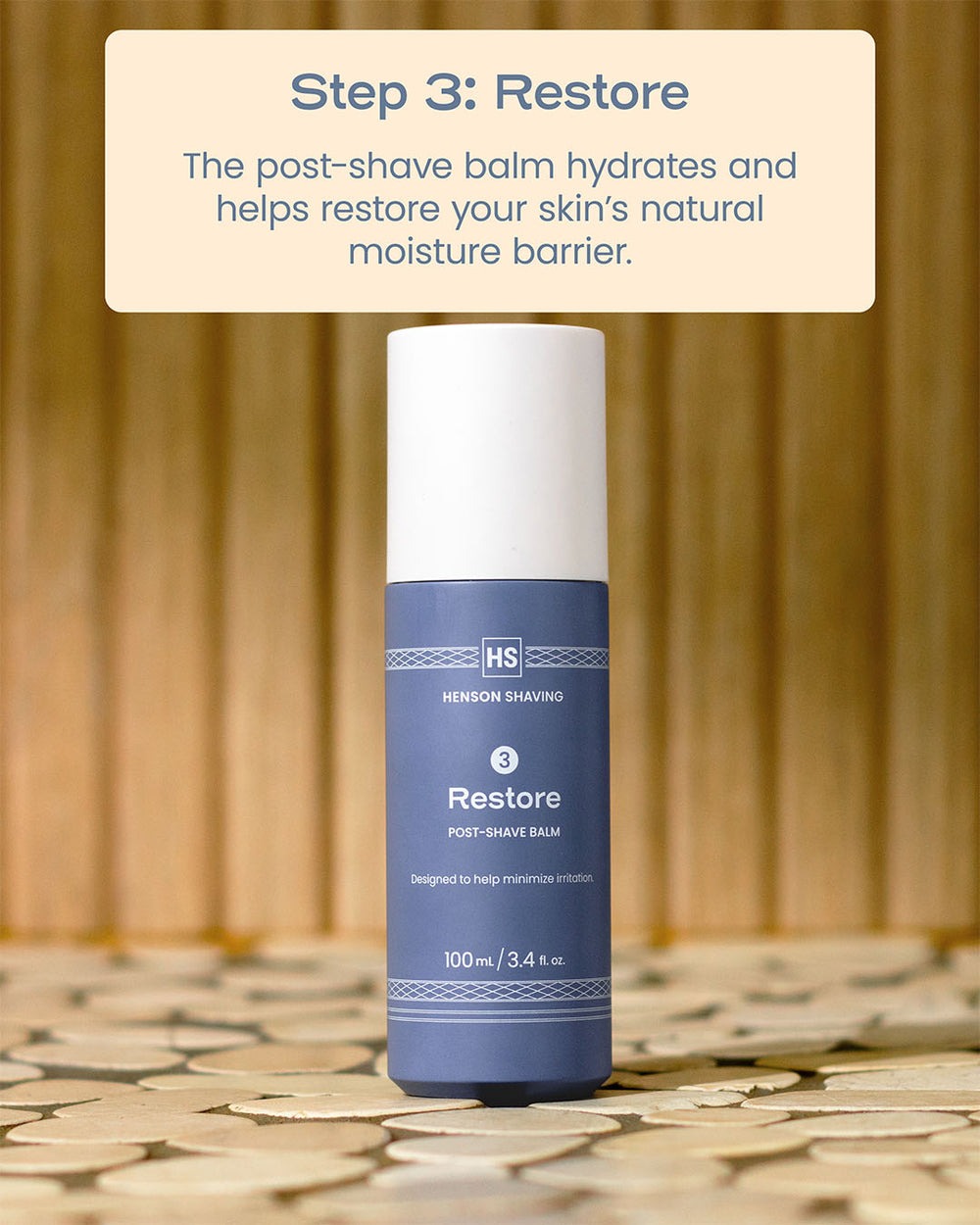 Henson Restore post-shave balm in routine bundle