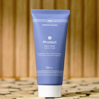 Henson Protect shave cream bottle